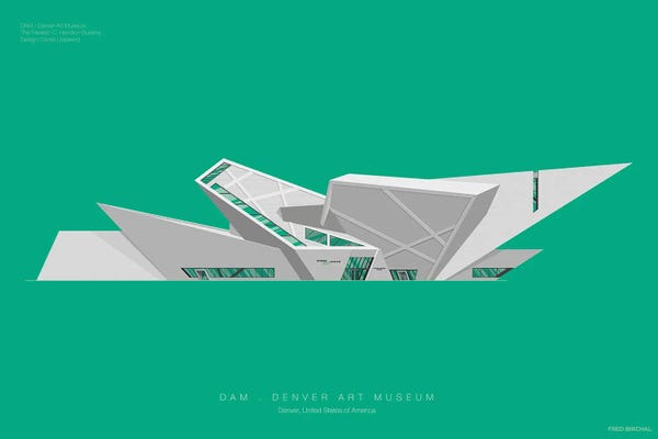 Fred Birchal: Denver Art Museum by Fred Birchal