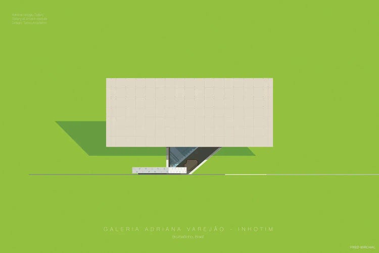 Galeria Adriana Varejao by Fred Birchal wall art