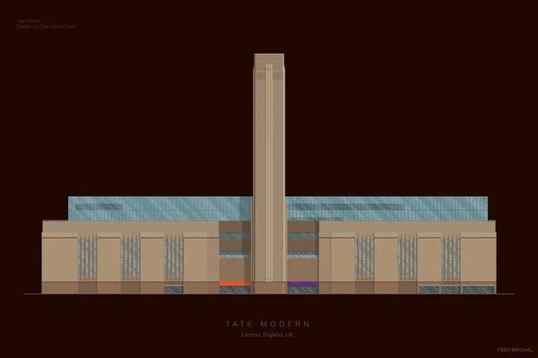 Fred Birchal: Tate Modern by Fred Birchal