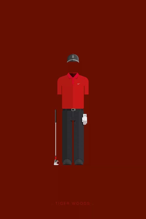 Tiger Woods by Fred Birchal wall art