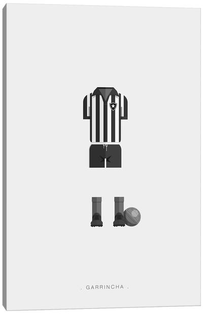 Garrincha Canvas Art Print - Soccer Art