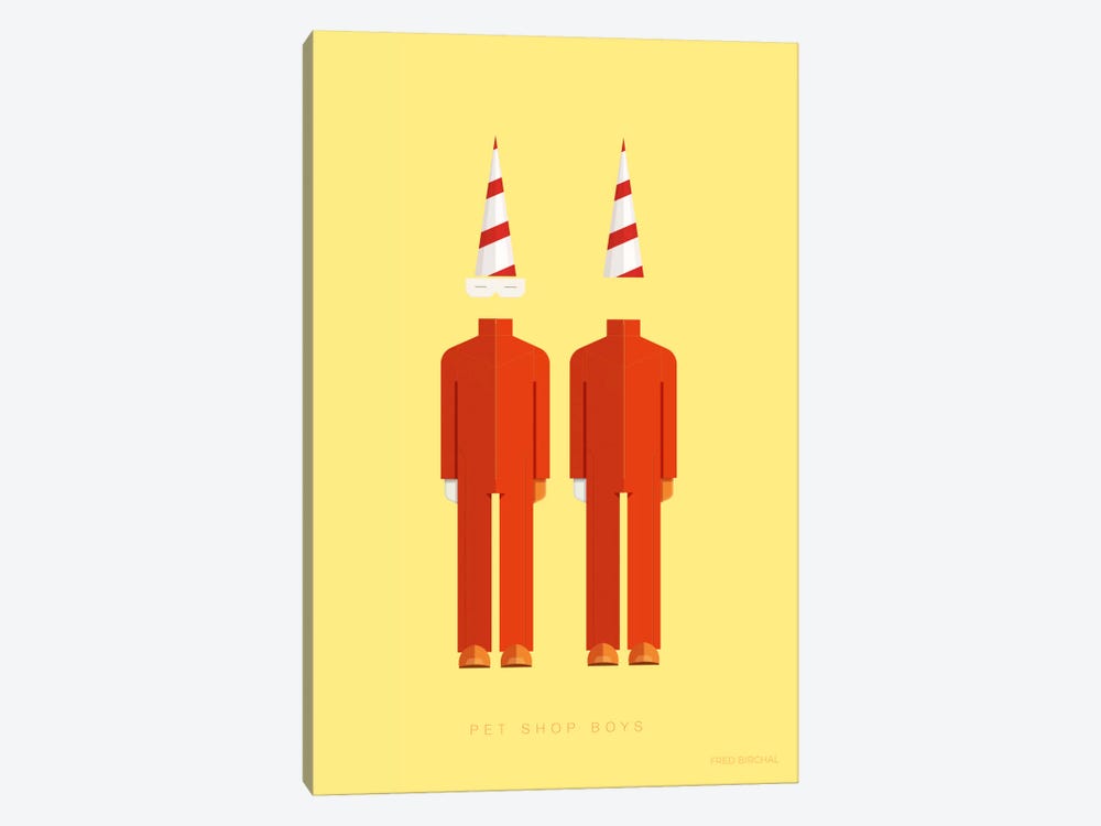 Pet Shop Boys by Fred Birchal 1-piece Art Print