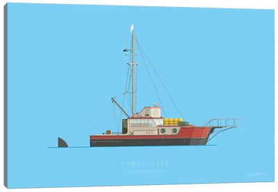 On Board V Canvas Art Print - '70s TV & Movies