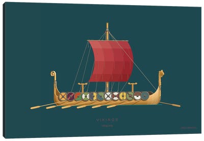On Board XI Canvas Art Print - Rowboat Art