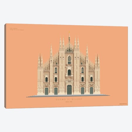 Duomo Di Milano Milan, Italy Canvas Print #FBI217} by Fred Birchal Canvas Art