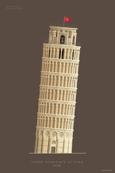 Leaning Tower Of Pisa: Leaning Tower Of Pisa Pisa, Italy by Fred Birchal