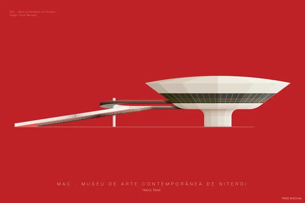 Fred Birchal: Niterói Contemporary Art Museum Rio De Janeiro, Brazil by Fred Birchal