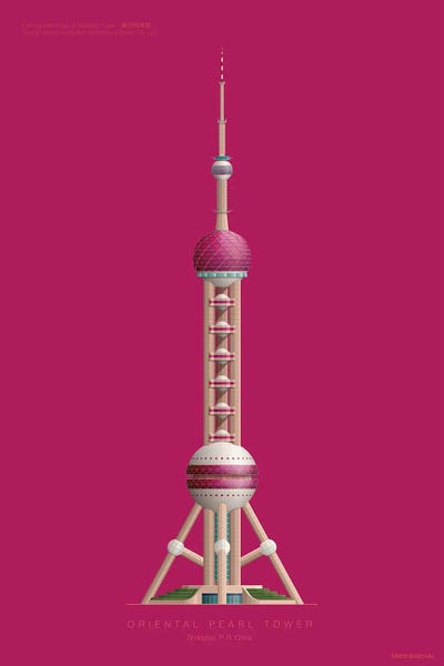 Shanghai: Oriental Pearl Tower Shanghai, China by Fred Birchal