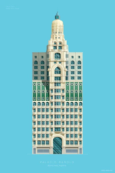 Palacio Barolo Buenos Aires, Argentina by Fred Birchal art print