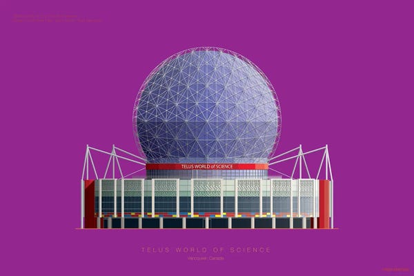 British Columbia: Telus World Of Science Vancouver, Canada by Fred Birchal