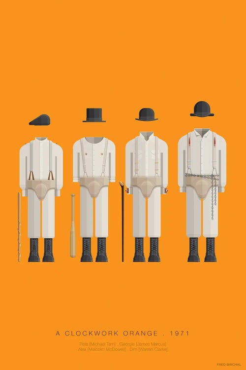 A Clockwork Orange by Fred Birchal wall art