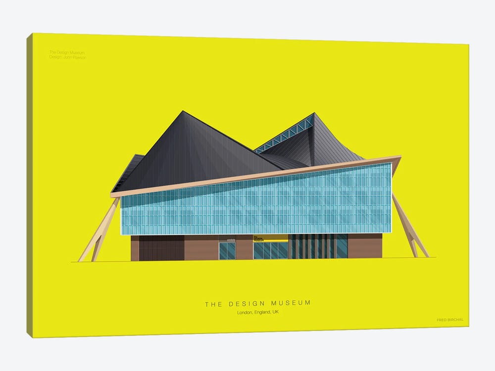 The Design Museum by Fred Birchal 1-piece Canvas Art Print