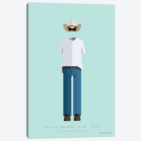 Dallas Buyers Club Canvas Print #FBI262} by Fred Birchal Canvas Art