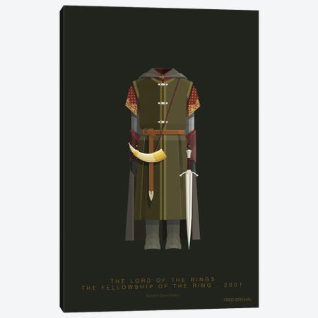 The Lord Of The Rings - Boromir Canvas Print #FBI268} by Fred Birchal Canvas Art