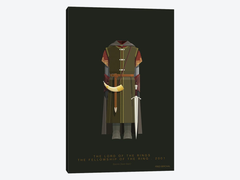 The Lord Of The Rings - Boromir by Fred Birchal 1-piece Canvas Wall Art