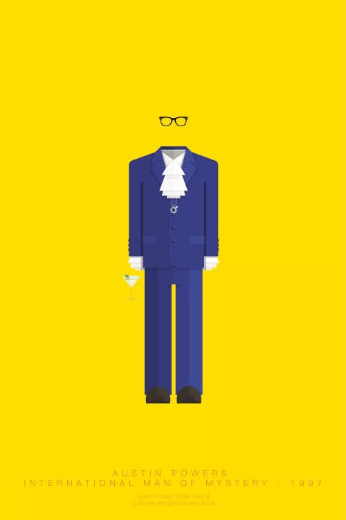 Austin Powers by Fred Birchal wall art