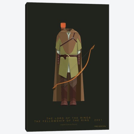 The Lord Of The Rings - Legolas Canvas Print #FBI272} by Fred Birchal Canvas Print