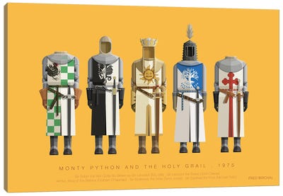 Monty Python And The Holy Grail, 1975 Canvas Art Print - Best Selling TV & Film
