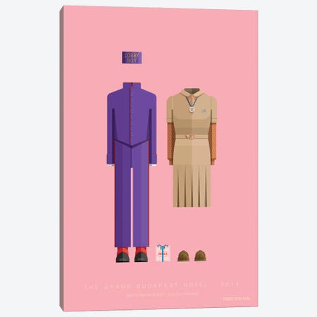 The Grand Budapest Hotel, 2014 Canvas Print #FBI295} by Fred Birchal Canvas Art