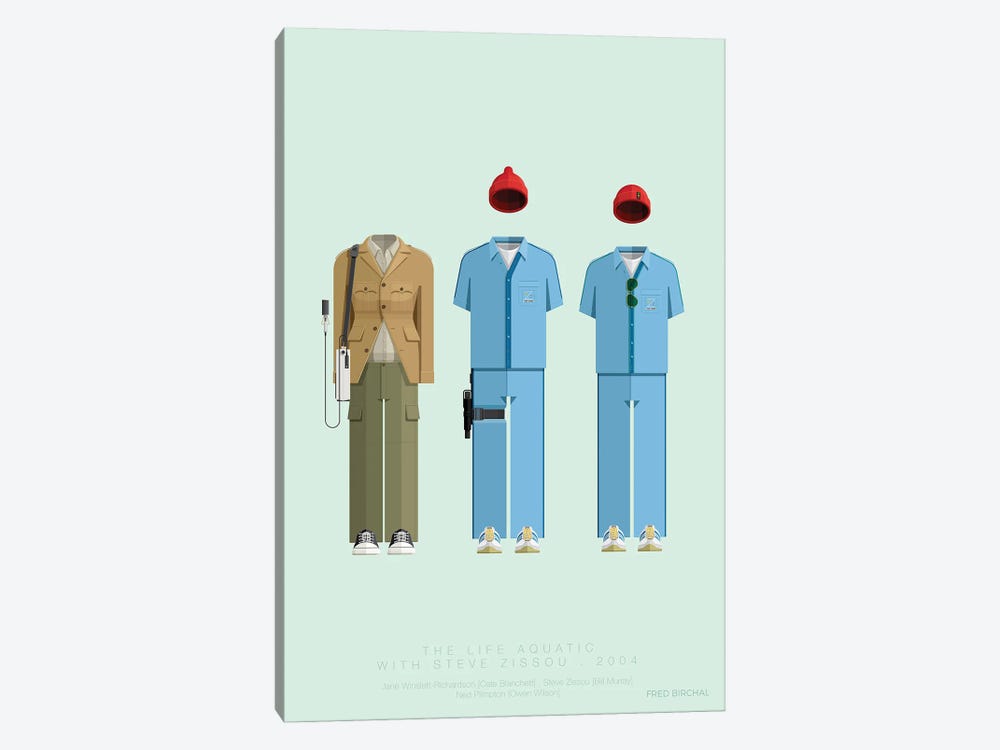 The Life Aquatic With Steve Zissou, 2004 by Fred Birchal 1-piece Canvas Art Print