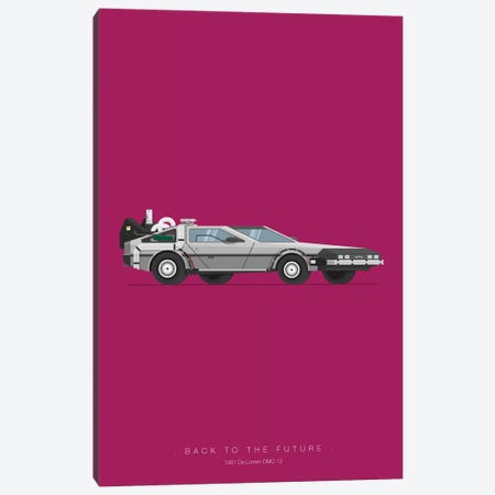Back To The Future Canvas Print #FBI2} by Fred Birchal Canvas Wall Art