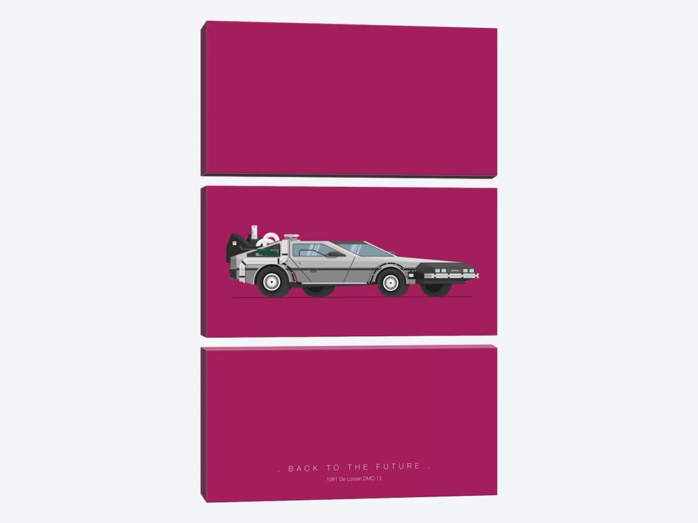 Back To The Future by Fred Birchal 3-piece Art Print