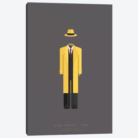 Dick Tracy Canvas Print #FBI38} by Fred Birchal Canvas Art