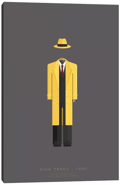 Dick Tracy Canvas Art Print - Famous Hollywood Costumes