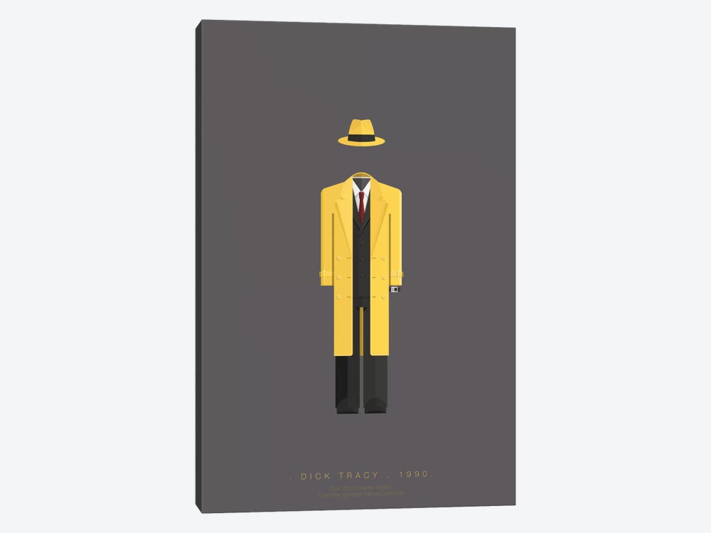 Dick Tracy by Fred Birchal 1-piece Canvas Print