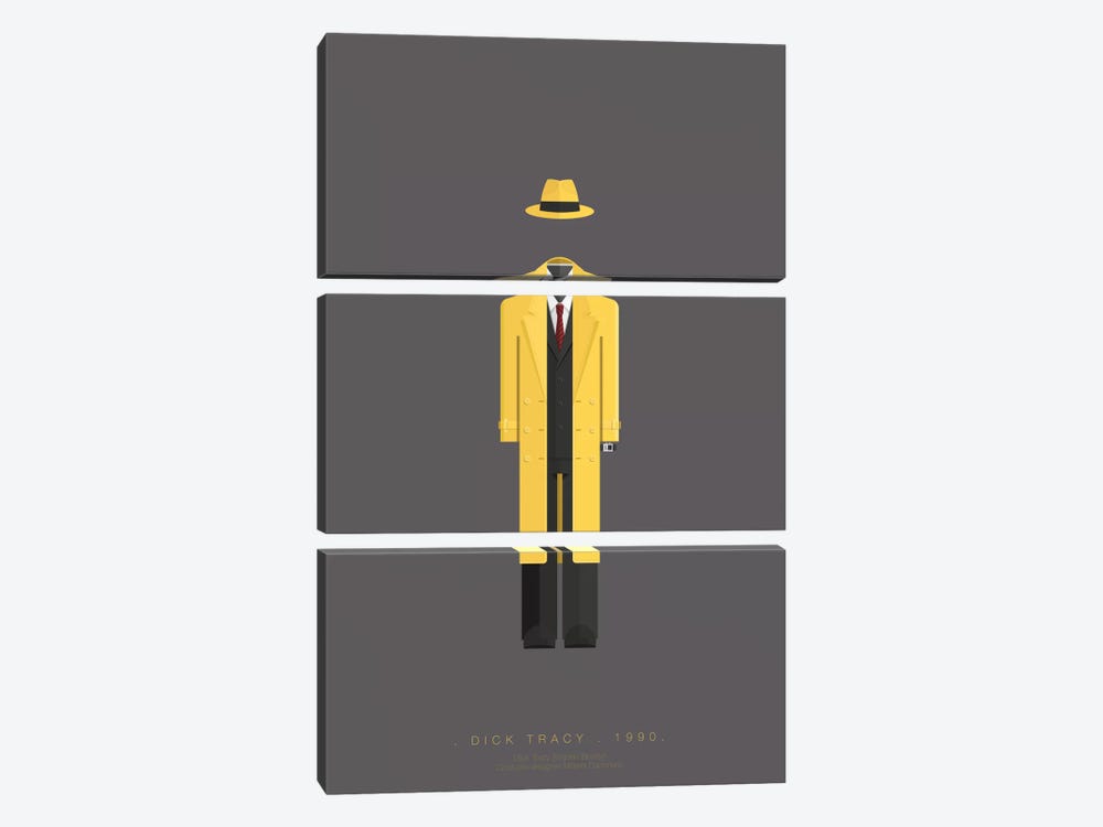 Dick Tracy by Fred Birchal 3-piece Art Print
