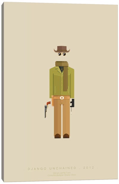 Django Unchained I Canvas Art Print - Famous Hollywood Costumes