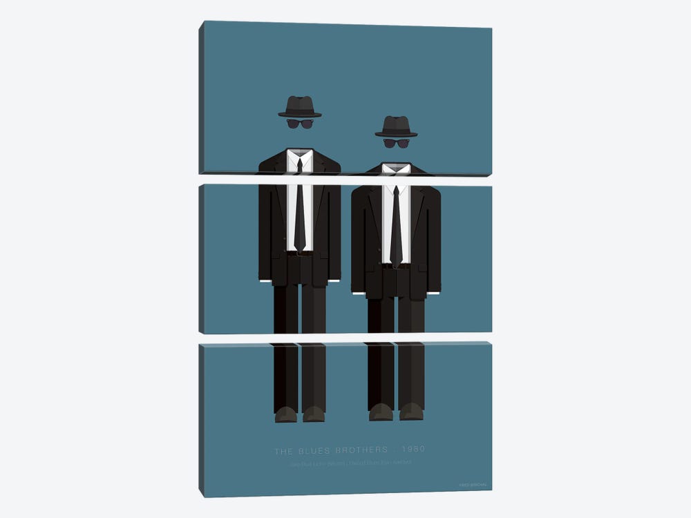 The Blues Brothers by Fred Birchal 3-piece Art Print