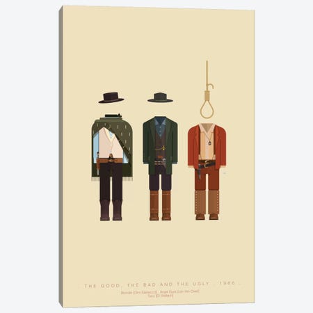 The Good, The Bad And The Ugly Canvas Print #FBI75} by Fred Birchal Canvas Print