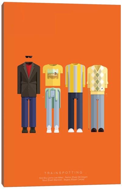 Trainspotting Canvas Art Print - Famous Hollywood Costumes