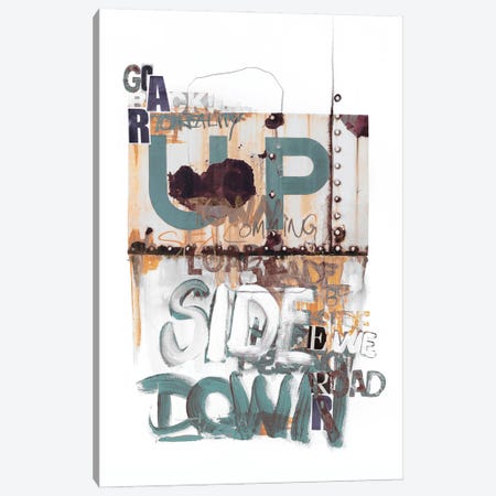 Up Side Down II Canvas Print #FBK150} by Design Fabrikken Canvas Print