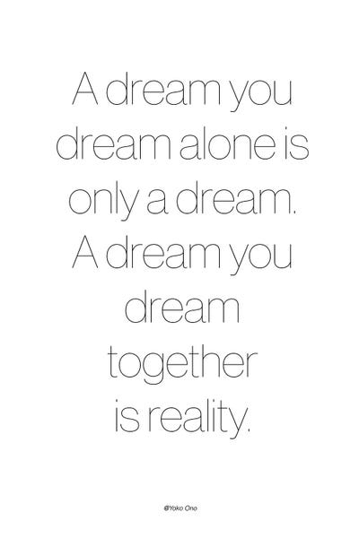 A Dream by Design Fabrikken framed canvas print