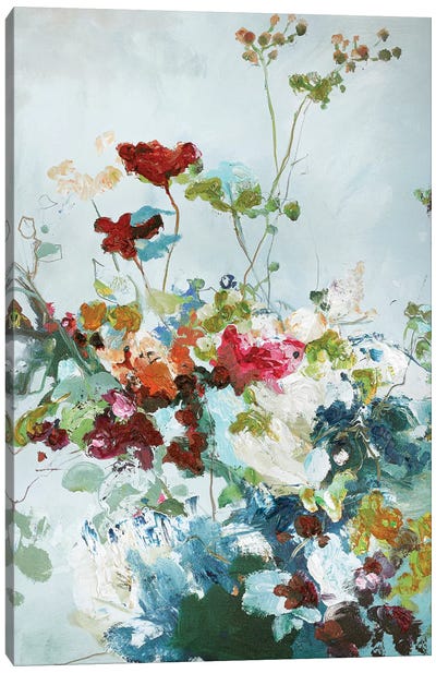 Abstract Floral I Canvas Art Print - Design Fabrikken