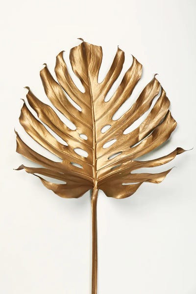 Monsteras: Monstrea Gold Leaf by Design Fabrikken