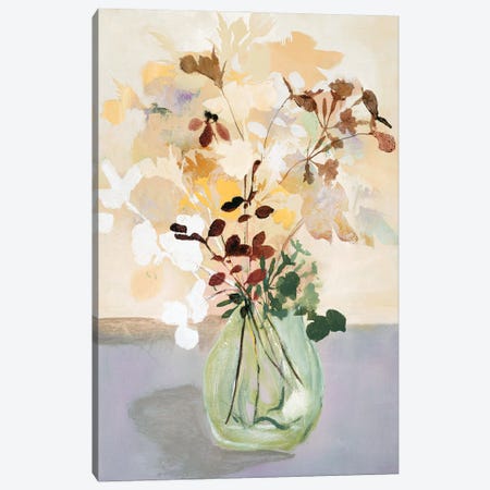 Pastel Flower II Canvas Print #FBK368} by Design Fabrikken Canvas Wall Art