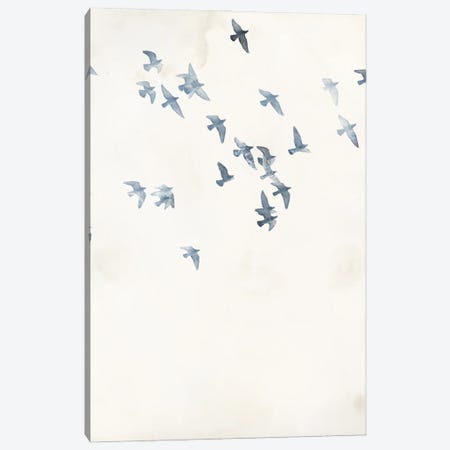 Pigeons Sky Canvas Print #FBK372} by Design Fabrikken Canvas Print