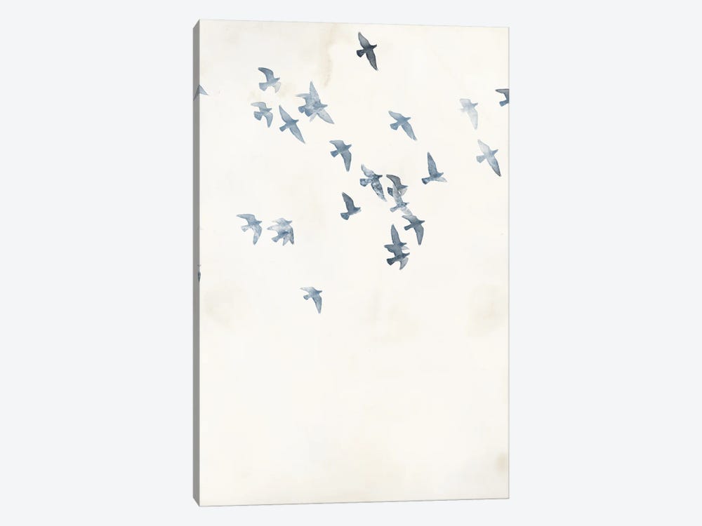 Pigeons Sky by Design Fabrikken 1-piece Canvas Artwork
