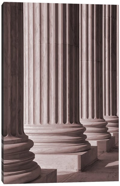 Pillars II Canvas Art Print - Column Art