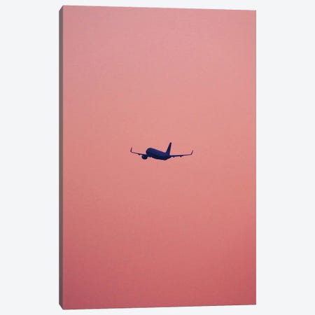 Pink Flight Canvas Print #FBK376} by Design Fabrikken Canvas Artwork