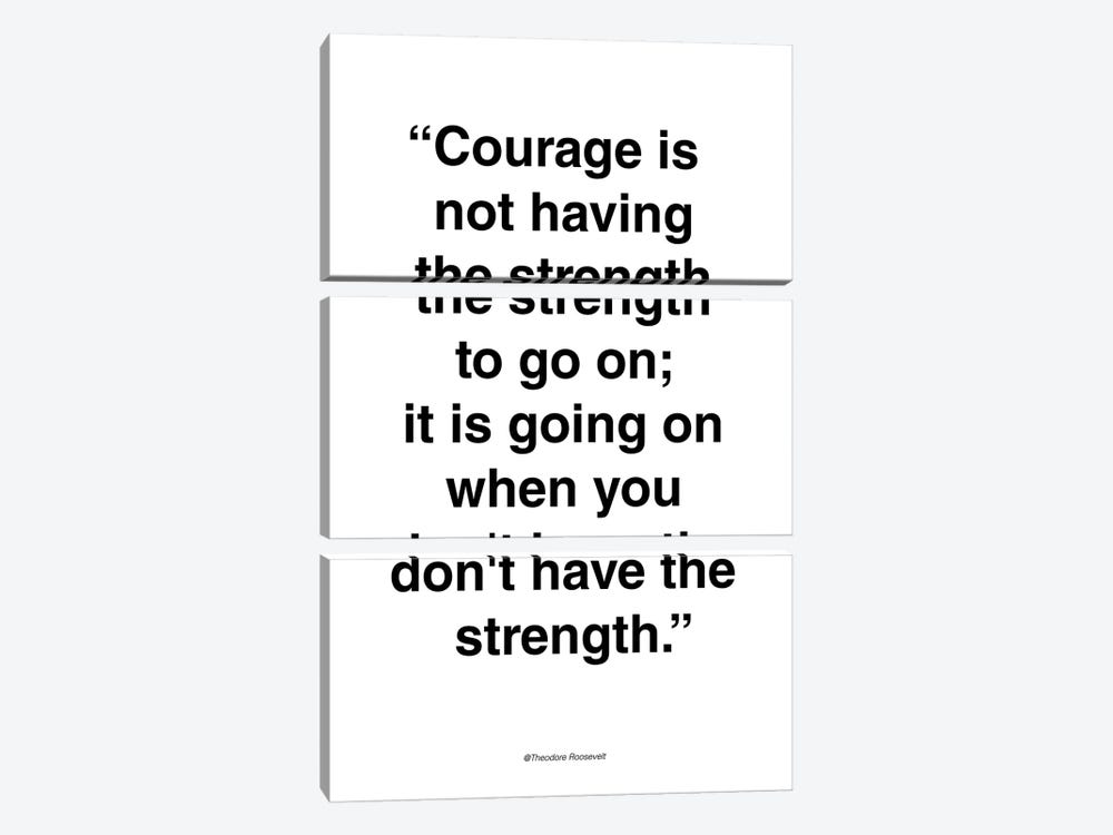 Courage by Design Fabrikken 3-piece Art Print