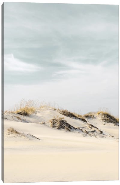 The Days Canvas Art Print - Coastal Sand Dune Art