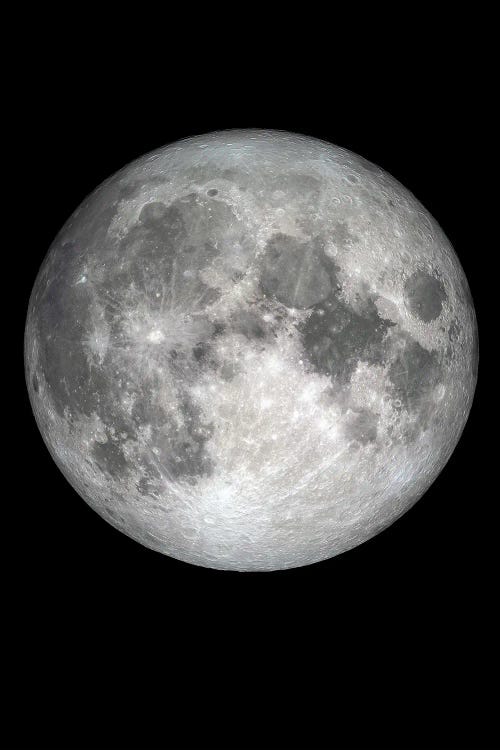 The Moon by Design Fabrikken canvas print