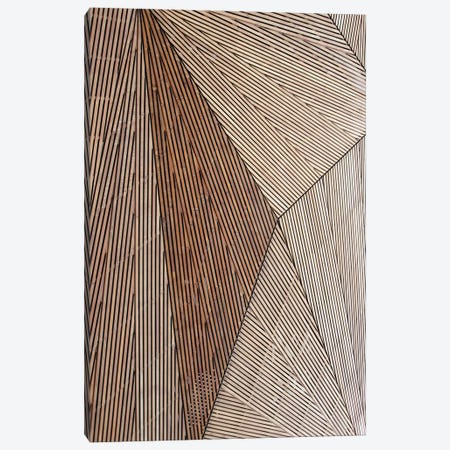 Wooden Structure Canvas Print #FBK480} by Design Fabrikken Art Print