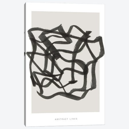 Lines I Canvas Print #FBK494} by Design Fabrikken Art Print