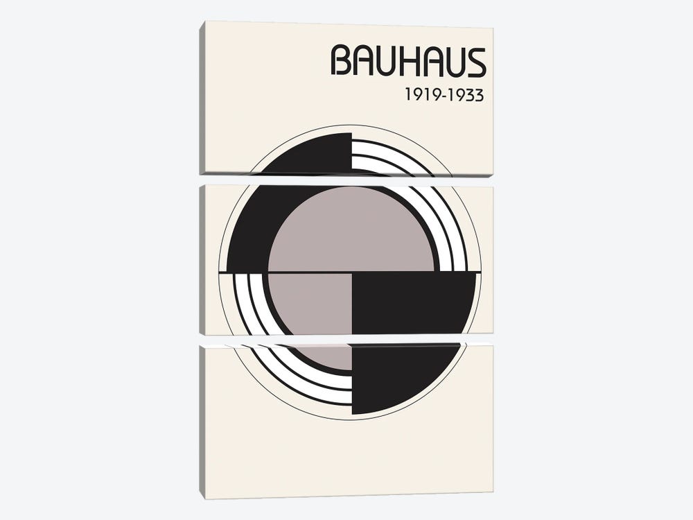Bauhaus II by Design Fabrikken 3-piece Canvas Artwork