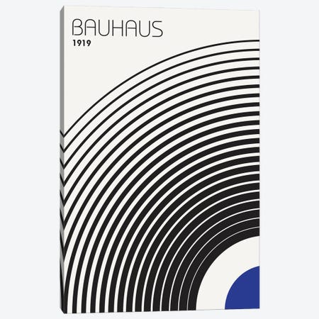 Bauhaus IV Canvas Print #FBK512} by Design Fabrikken Art Print